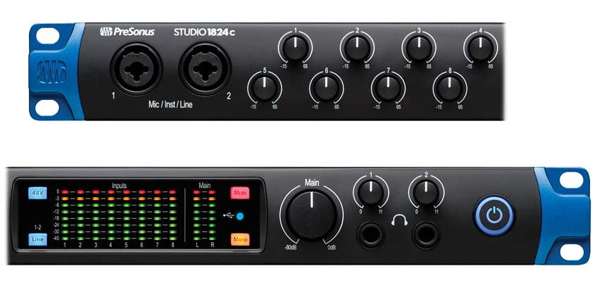 Presonus Studio 1824c USB-C Audio Interface with StudioOne® Artist Software